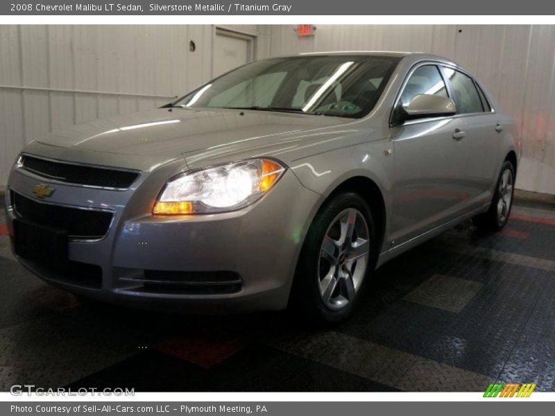 Silverstone Metallic / Titanium Gray 2008 Chevrolet Malibu LT Sedan