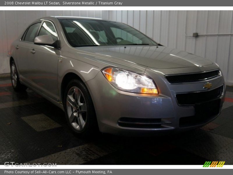 Silverstone Metallic / Titanium Gray 2008 Chevrolet Malibu LT Sedan