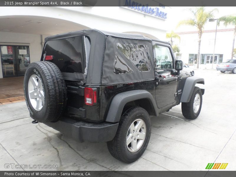 Black / Black 2015 Jeep Wrangler Sport 4x4
