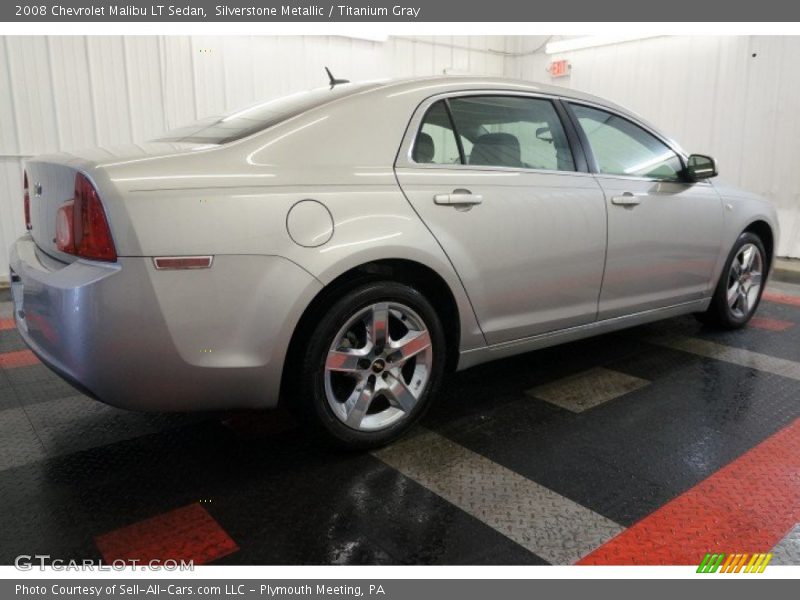 Silverstone Metallic / Titanium Gray 2008 Chevrolet Malibu LT Sedan