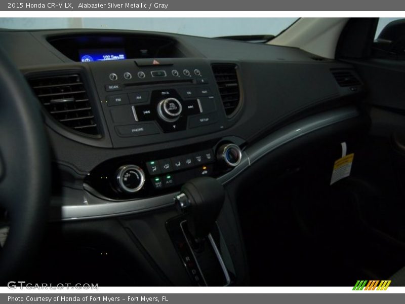 Alabaster Silver Metallic / Gray 2015 Honda CR-V LX