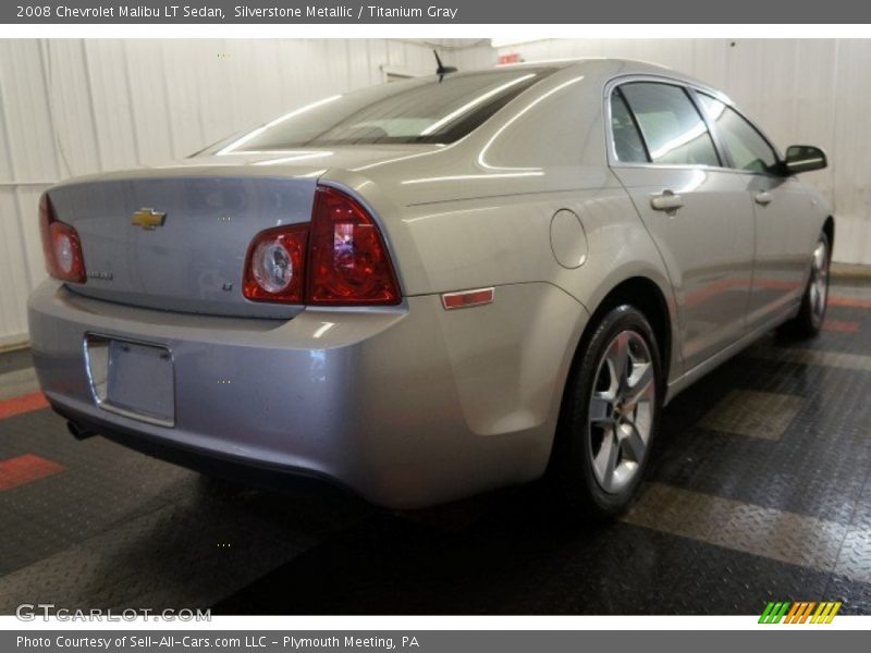 Silverstone Metallic / Titanium Gray 2008 Chevrolet Malibu LT Sedan
