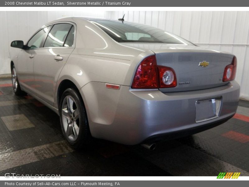 Silverstone Metallic / Titanium Gray 2008 Chevrolet Malibu LT Sedan