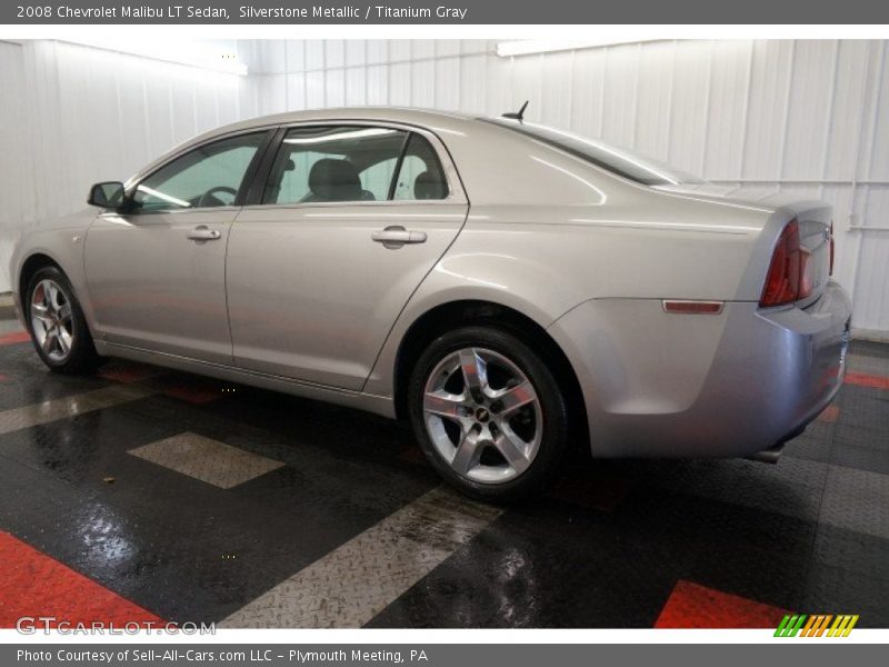 Silverstone Metallic / Titanium Gray 2008 Chevrolet Malibu LT Sedan