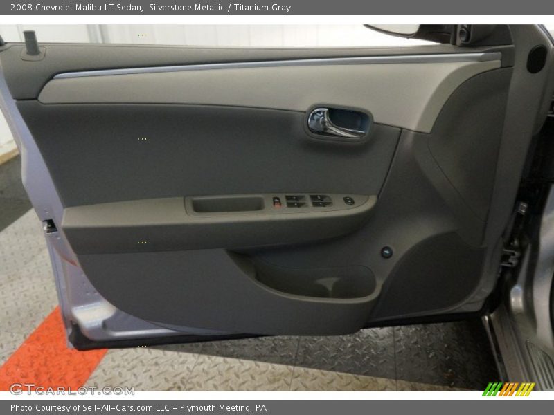 Silverstone Metallic / Titanium Gray 2008 Chevrolet Malibu LT Sedan