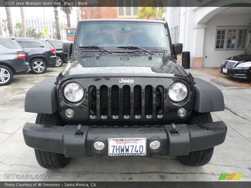 Black / Black 2015 Jeep Wrangler Sport 4x4