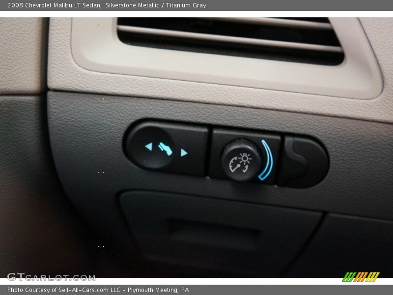 Silverstone Metallic / Titanium Gray 2008 Chevrolet Malibu LT Sedan