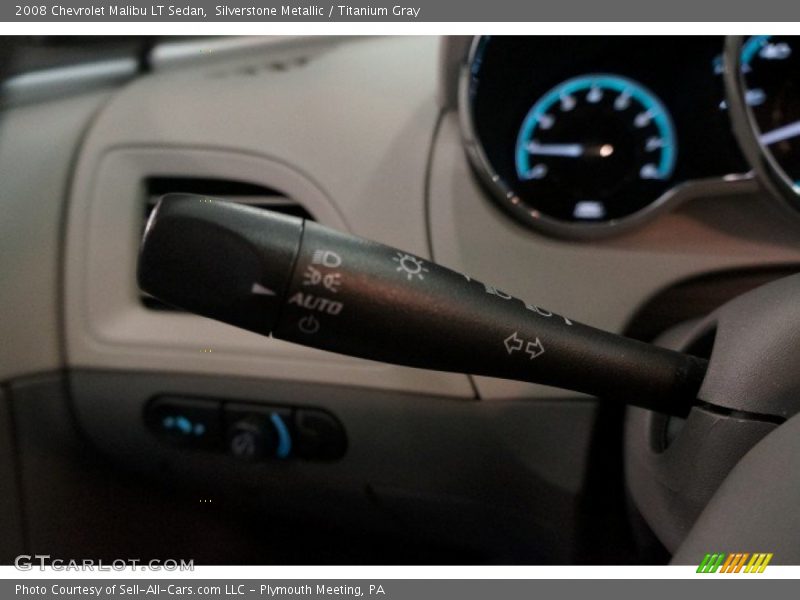 Silverstone Metallic / Titanium Gray 2008 Chevrolet Malibu LT Sedan