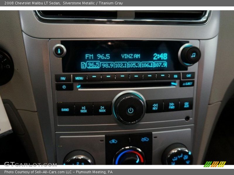 Silverstone Metallic / Titanium Gray 2008 Chevrolet Malibu LT Sedan