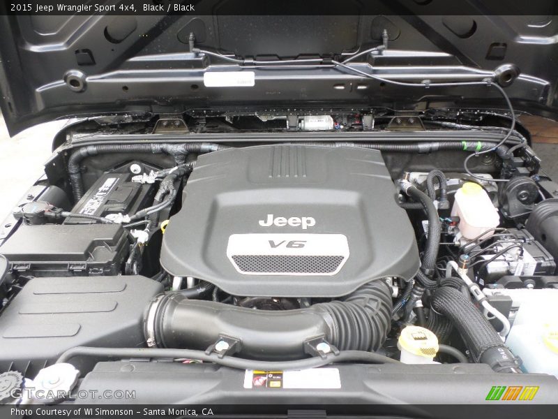 Black / Black 2015 Jeep Wrangler Sport 4x4
