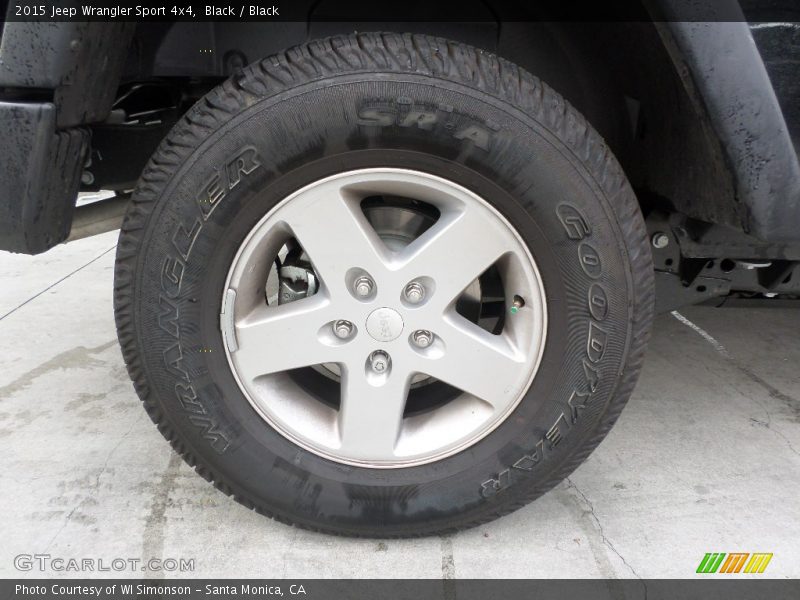 Black / Black 2015 Jeep Wrangler Sport 4x4