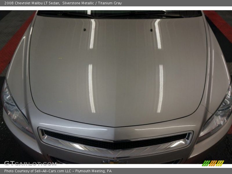Silverstone Metallic / Titanium Gray 2008 Chevrolet Malibu LT Sedan