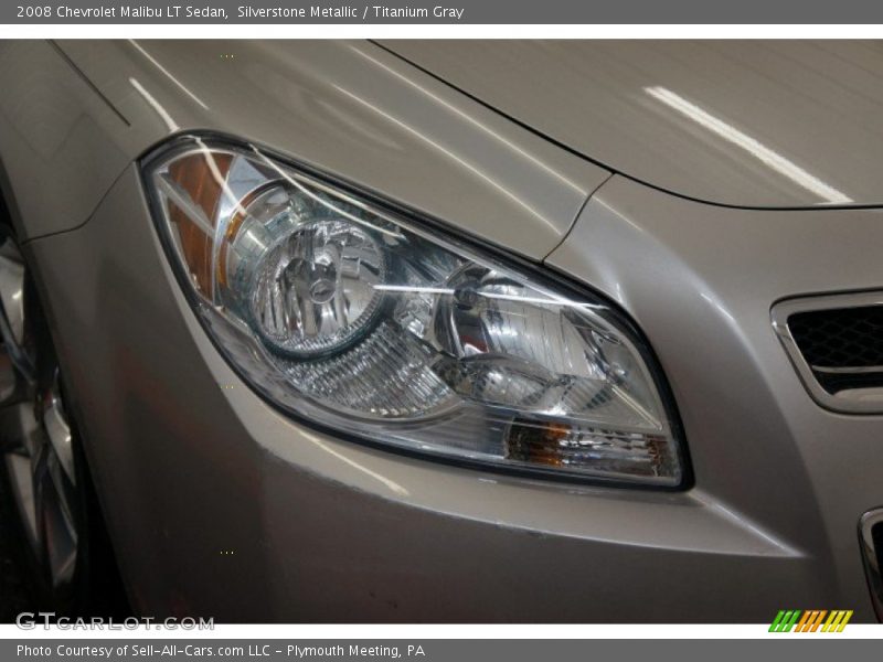 Silverstone Metallic / Titanium Gray 2008 Chevrolet Malibu LT Sedan