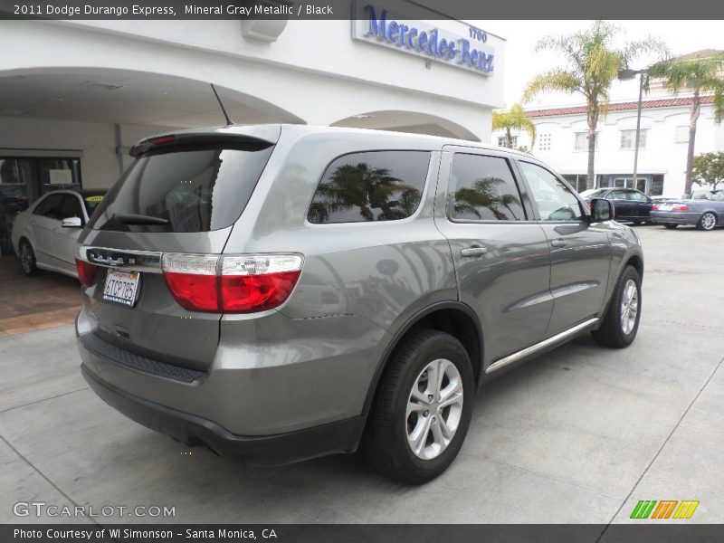 Mineral Gray Metallic / Black 2011 Dodge Durango Express