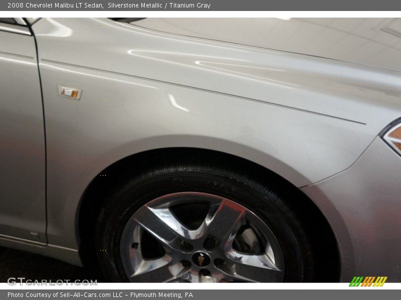 Silverstone Metallic / Titanium Gray 2008 Chevrolet Malibu LT Sedan