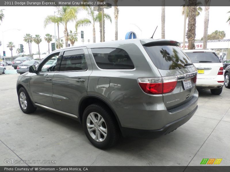 Mineral Gray Metallic / Black 2011 Dodge Durango Express