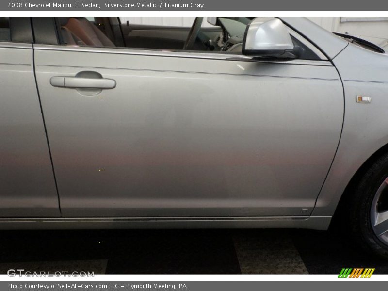 Silverstone Metallic / Titanium Gray 2008 Chevrolet Malibu LT Sedan