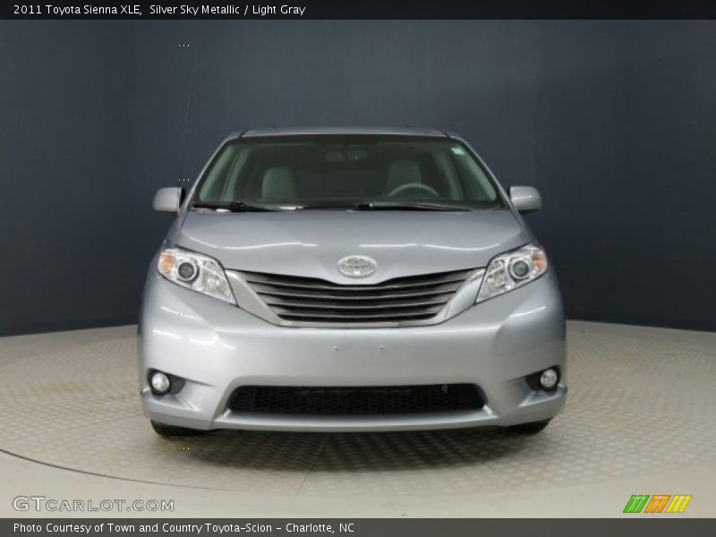 Silver Sky Metallic / Light Gray 2011 Toyota Sienna XLE
