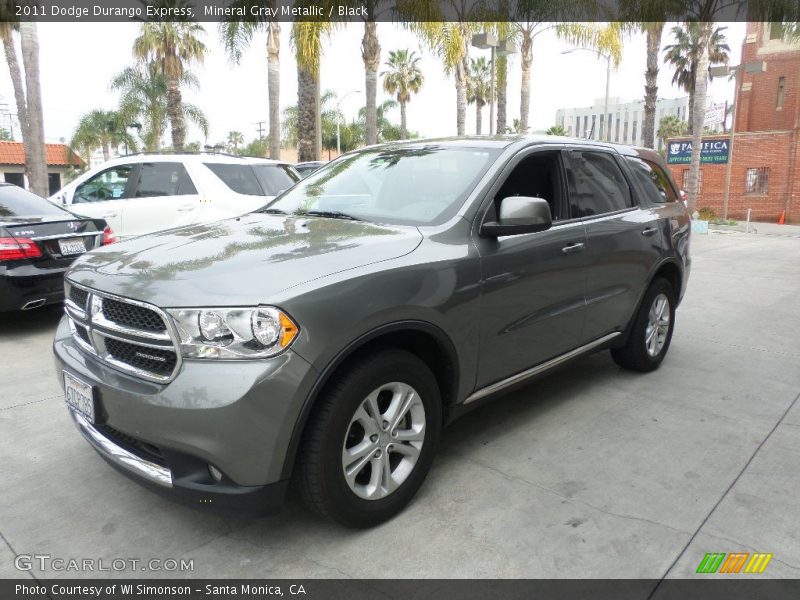 Mineral Gray Metallic / Black 2011 Dodge Durango Express