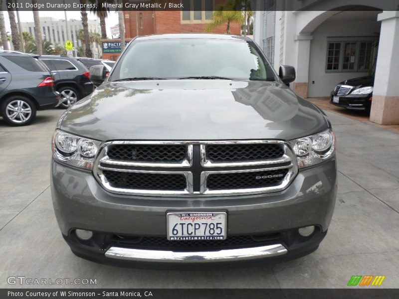 Mineral Gray Metallic / Black 2011 Dodge Durango Express