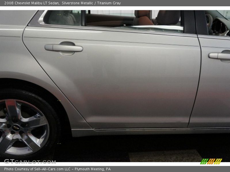 Silverstone Metallic / Titanium Gray 2008 Chevrolet Malibu LT Sedan