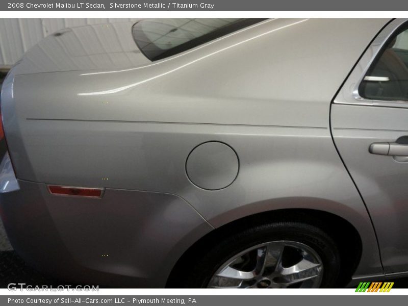 Silverstone Metallic / Titanium Gray 2008 Chevrolet Malibu LT Sedan