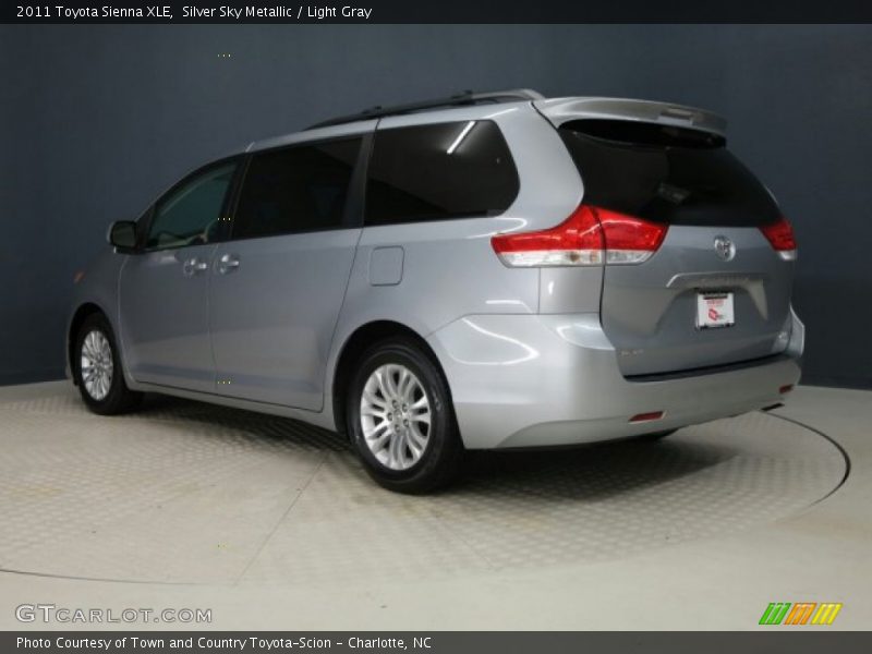 Silver Sky Metallic / Light Gray 2011 Toyota Sienna XLE