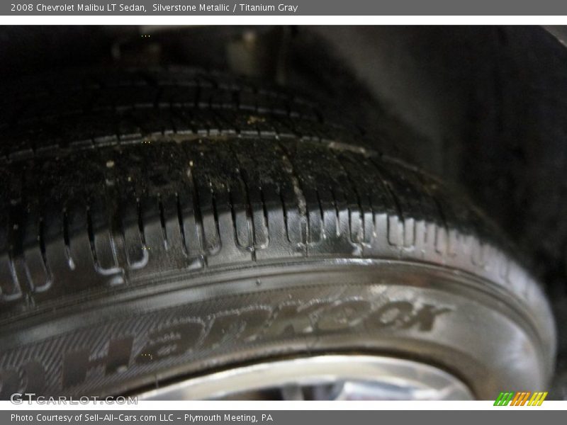 Silverstone Metallic / Titanium Gray 2008 Chevrolet Malibu LT Sedan