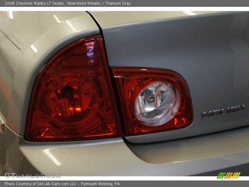 Silverstone Metallic / Titanium Gray 2008 Chevrolet Malibu LT Sedan