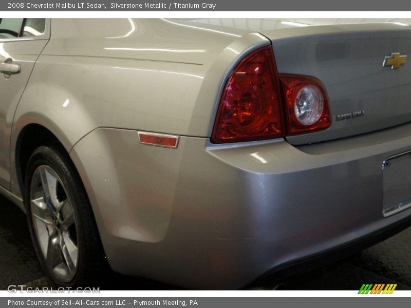 Silverstone Metallic / Titanium Gray 2008 Chevrolet Malibu LT Sedan