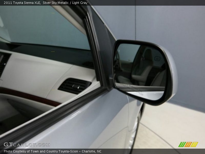 Silver Sky Metallic / Light Gray 2011 Toyota Sienna XLE