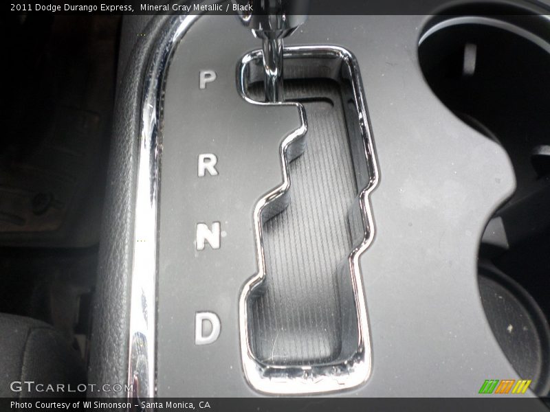 Mineral Gray Metallic / Black 2011 Dodge Durango Express