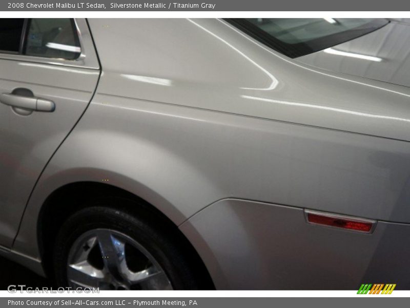 Silverstone Metallic / Titanium Gray 2008 Chevrolet Malibu LT Sedan