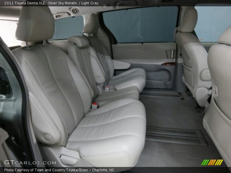 Silver Sky Metallic / Light Gray 2011 Toyota Sienna XLE