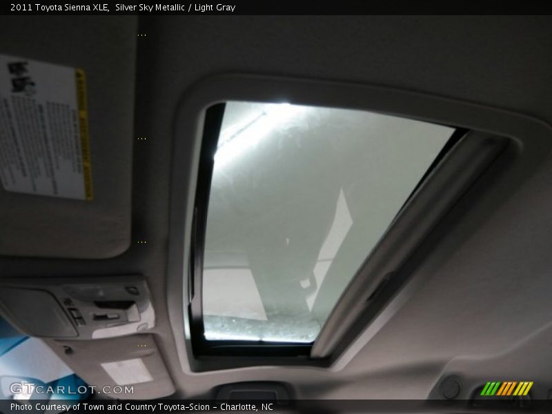 Silver Sky Metallic / Light Gray 2011 Toyota Sienna XLE
