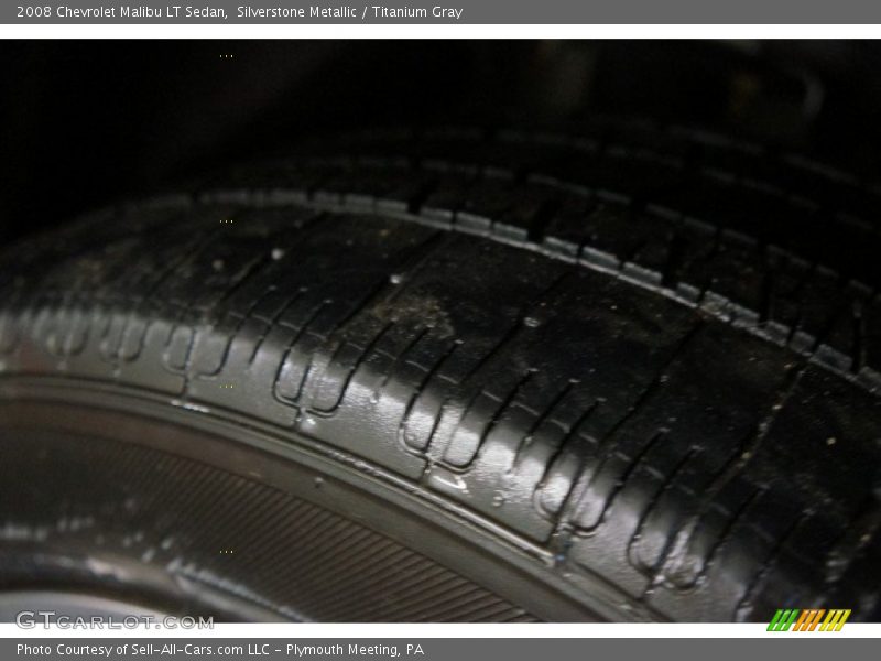 Silverstone Metallic / Titanium Gray 2008 Chevrolet Malibu LT Sedan