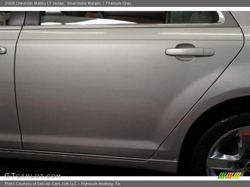 Silverstone Metallic / Titanium Gray 2008 Chevrolet Malibu LT Sedan