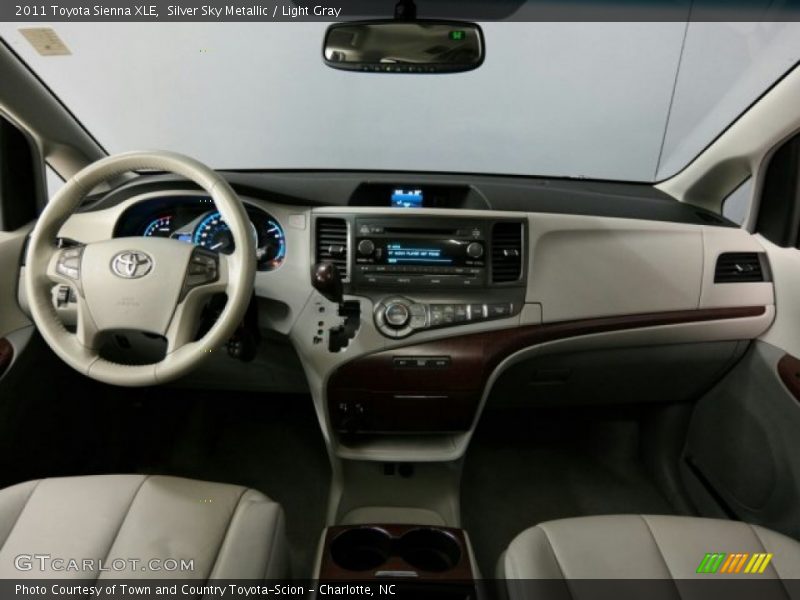 Silver Sky Metallic / Light Gray 2011 Toyota Sienna XLE