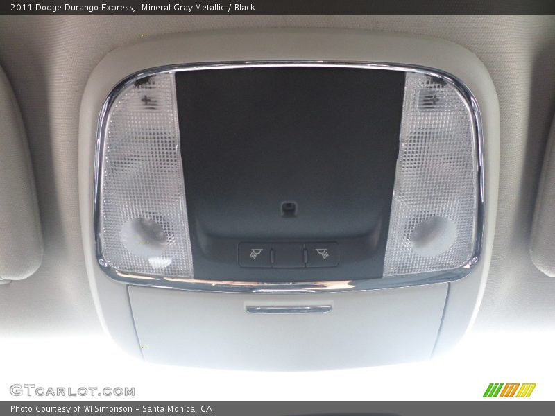 Mineral Gray Metallic / Black 2011 Dodge Durango Express