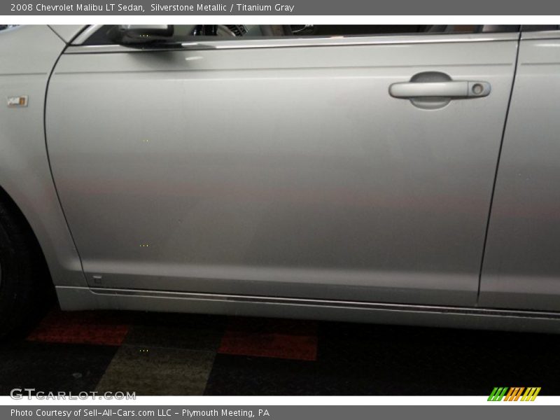 Silverstone Metallic / Titanium Gray 2008 Chevrolet Malibu LT Sedan