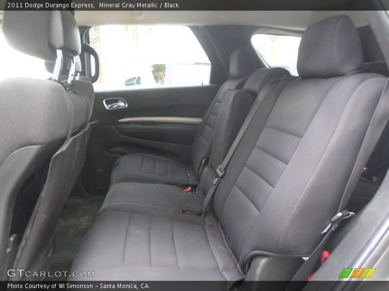 Mineral Gray Metallic / Black 2011 Dodge Durango Express