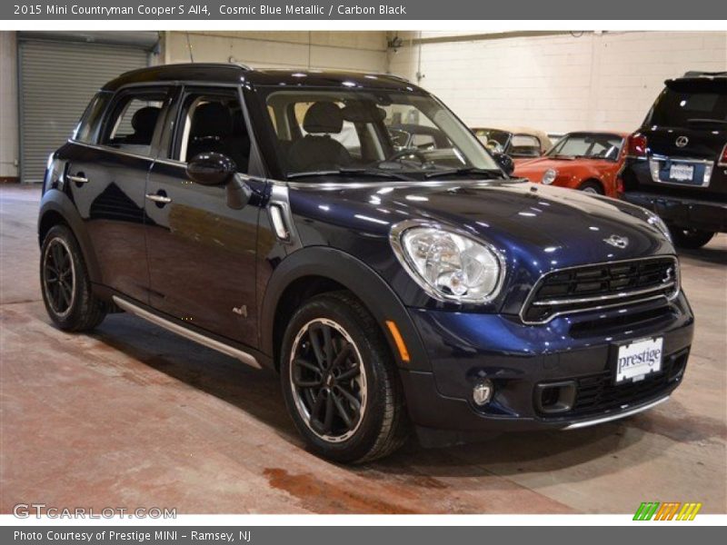 Cosmic Blue Metallic / Carbon Black 2015 Mini Countryman Cooper S All4