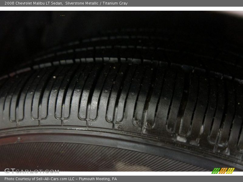 Silverstone Metallic / Titanium Gray 2008 Chevrolet Malibu LT Sedan