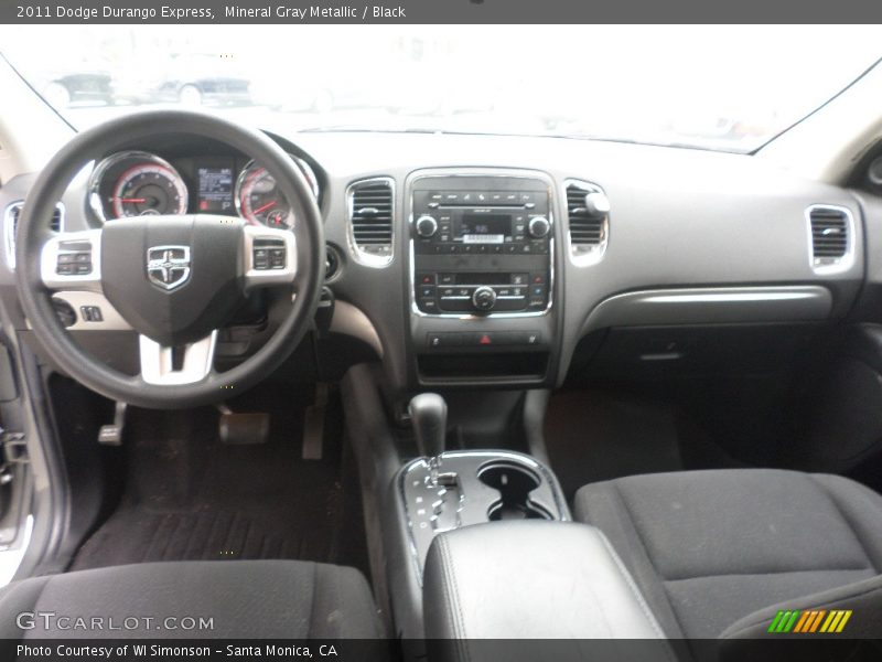 Mineral Gray Metallic / Black 2011 Dodge Durango Express