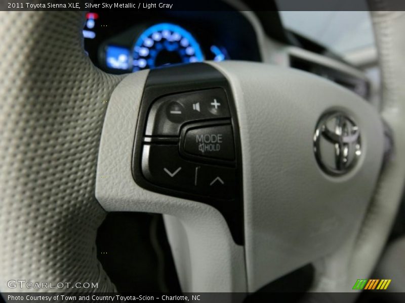 Silver Sky Metallic / Light Gray 2011 Toyota Sienna XLE