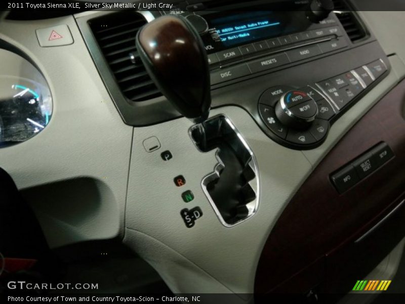 Silver Sky Metallic / Light Gray 2011 Toyota Sienna XLE