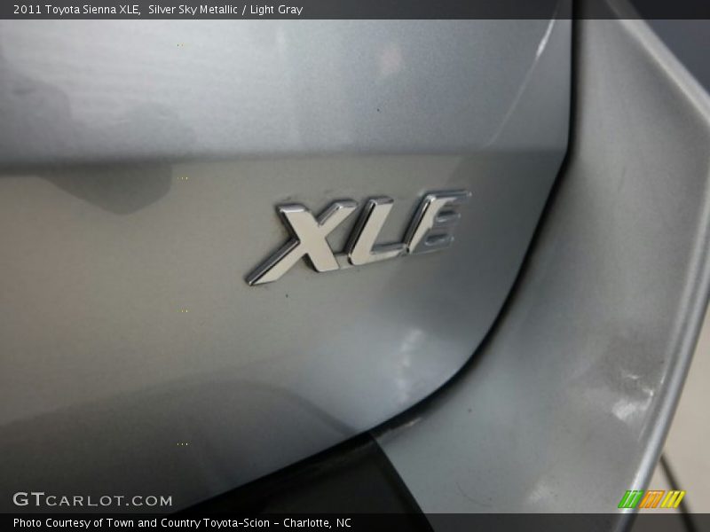 Silver Sky Metallic / Light Gray 2011 Toyota Sienna XLE