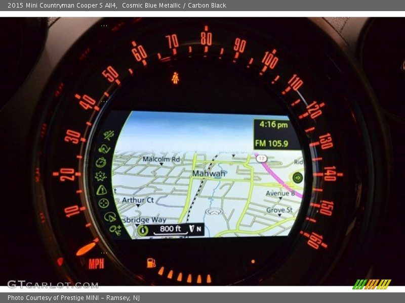 Cosmic Blue Metallic / Carbon Black 2015 Mini Countryman Cooper S All4