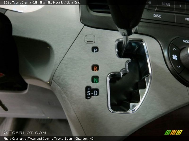 Silver Sky Metallic / Light Gray 2011 Toyota Sienna XLE