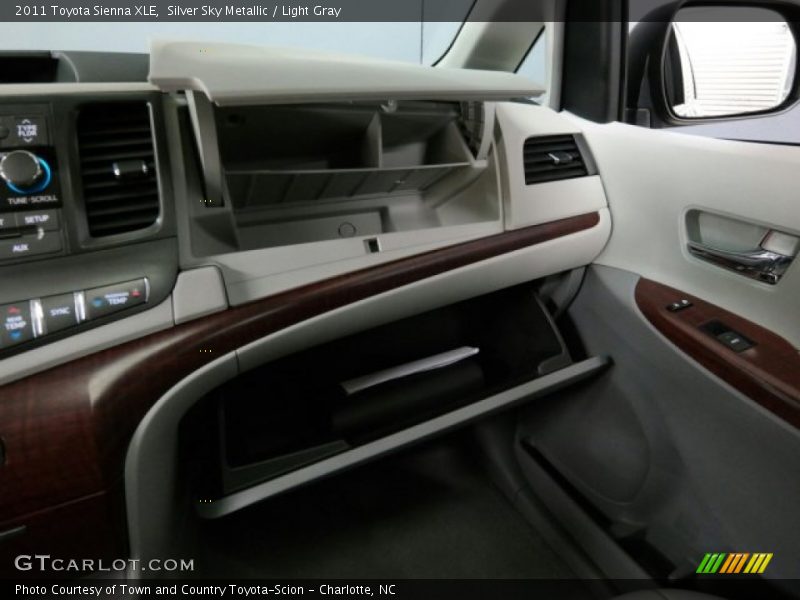 Silver Sky Metallic / Light Gray 2011 Toyota Sienna XLE